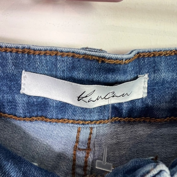 KanCan High Waist Rolled Ripped Denim Jean Shorts Women Size 9 / 28 - Picture 5 of 5